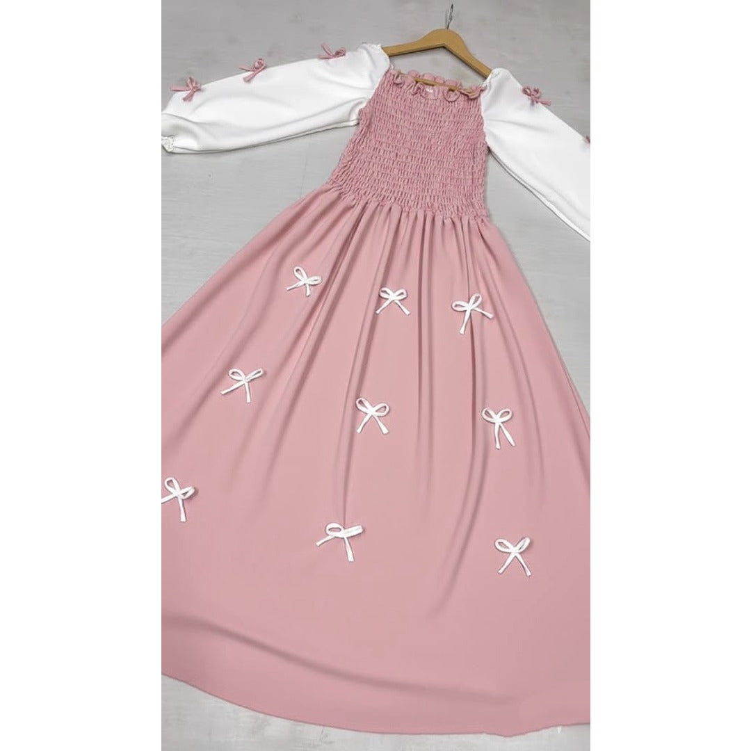 BOW CHARM MAXI DRESS