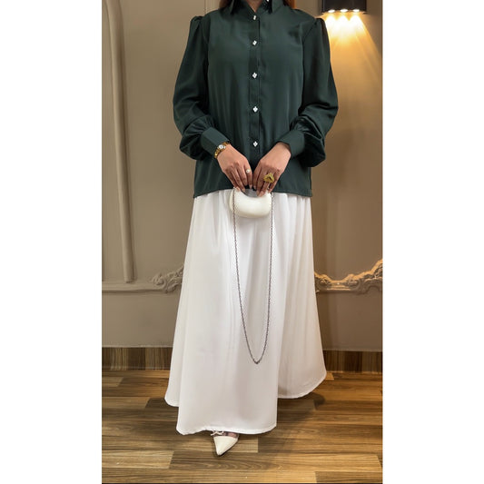 Premium green and white 2 pc