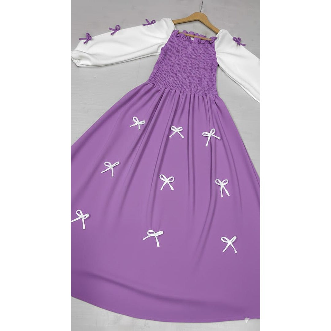 BOW CHARM MAXI DRESS
