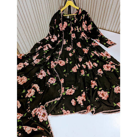 FLORAL PRINTED DUPATTA MAXI