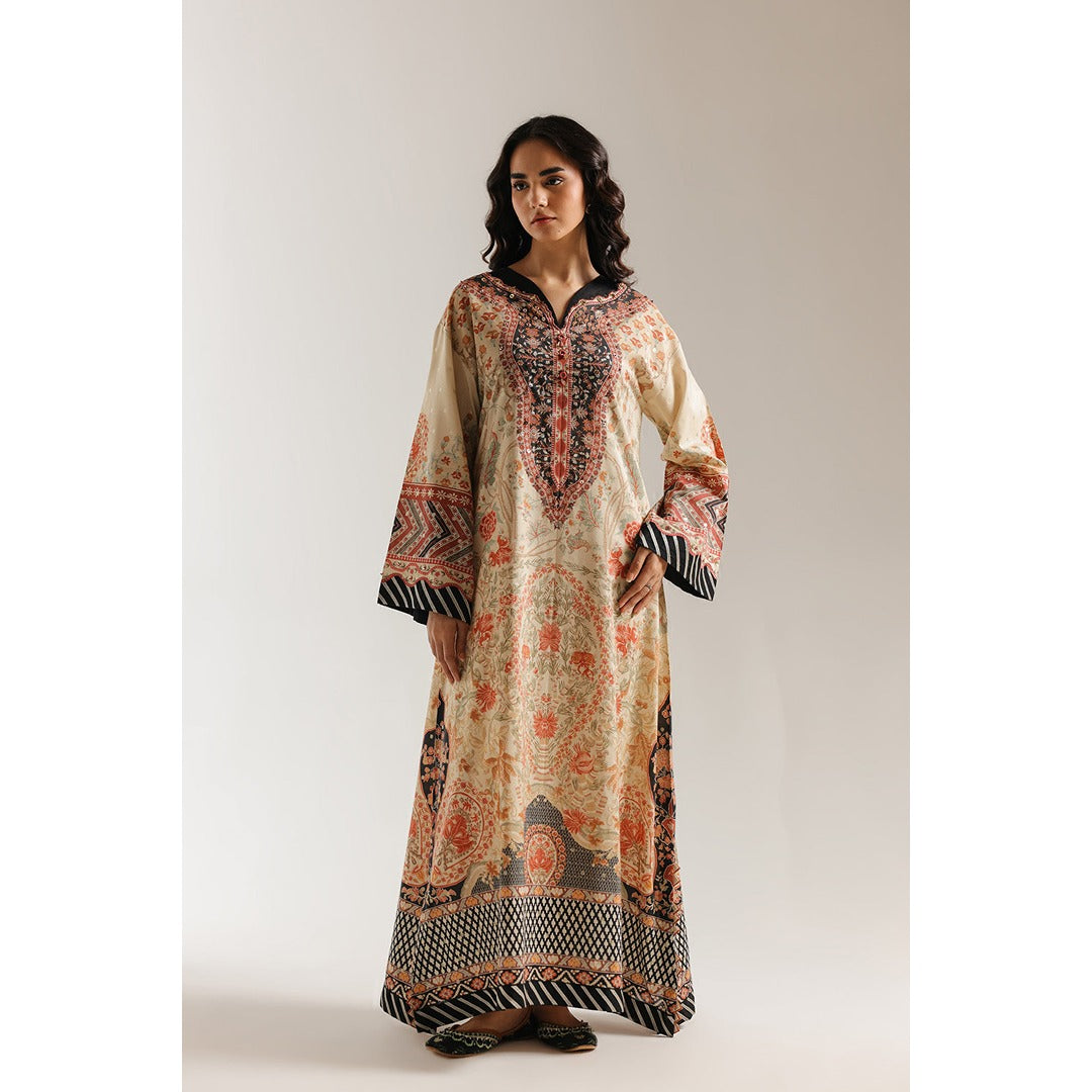 Printed kaftan