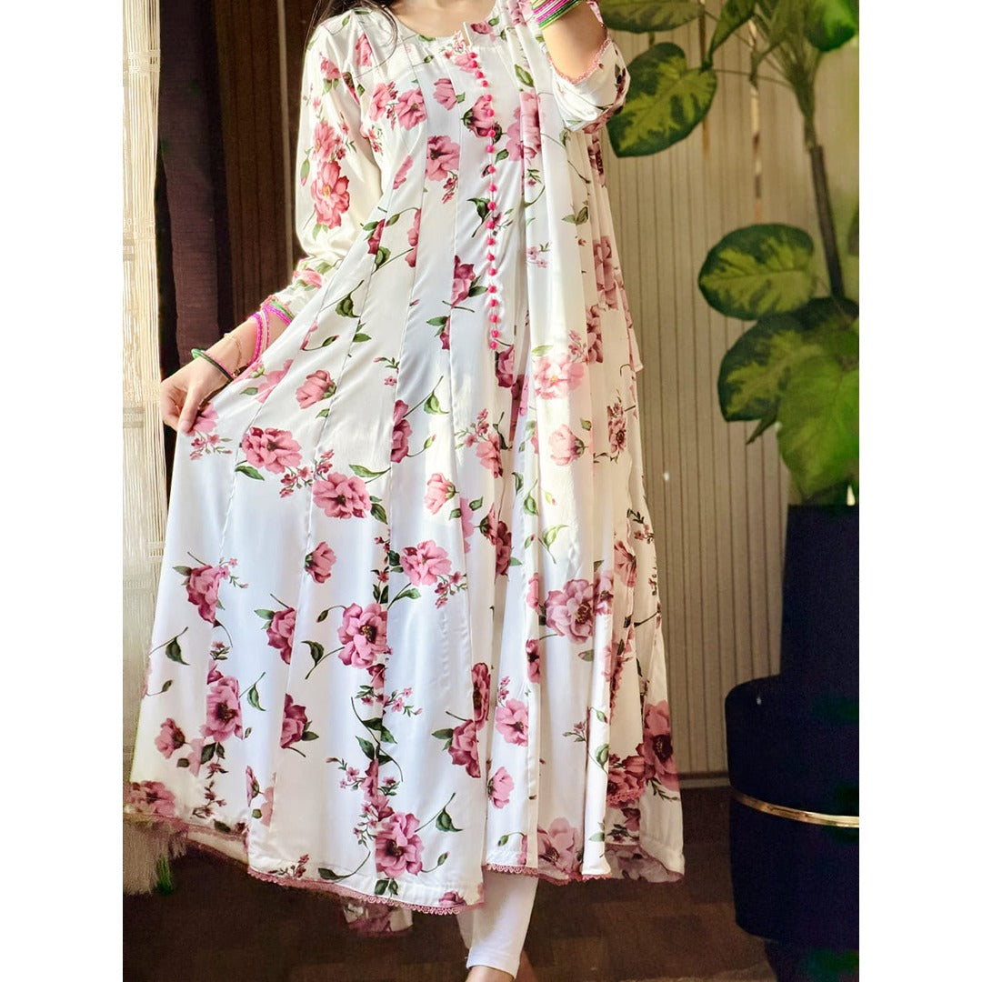 FLORAL PRINTED DUPATTA MAXI
