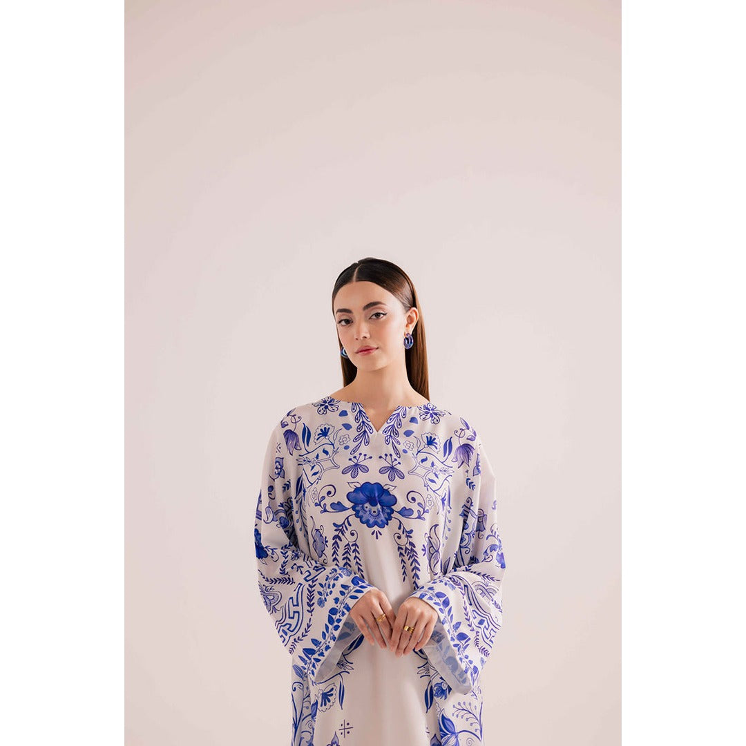 Printed summer kaftan