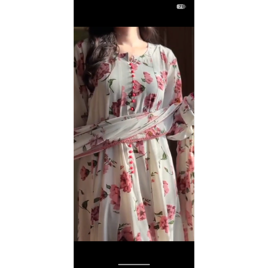 GUL E BAHAAR KALIDAAR FROCK