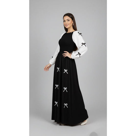 BOW CHARM MAXI DRESS