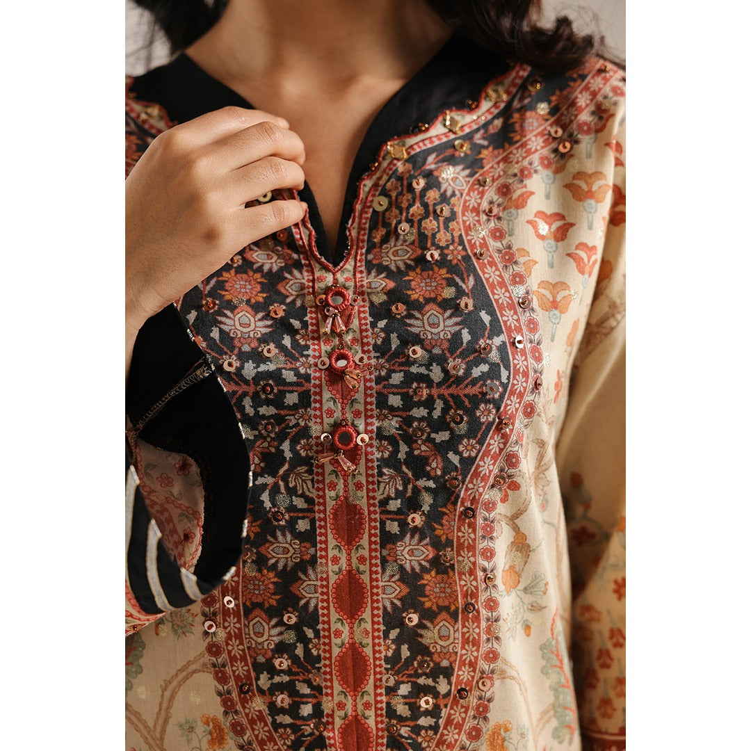 Printed kaftan